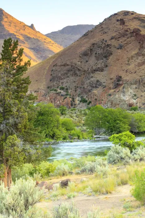 Framed Print : Lower Deschutes River, Central Oregon, USA Framed Print : Lower Deschutes River, Central Oregon, USA