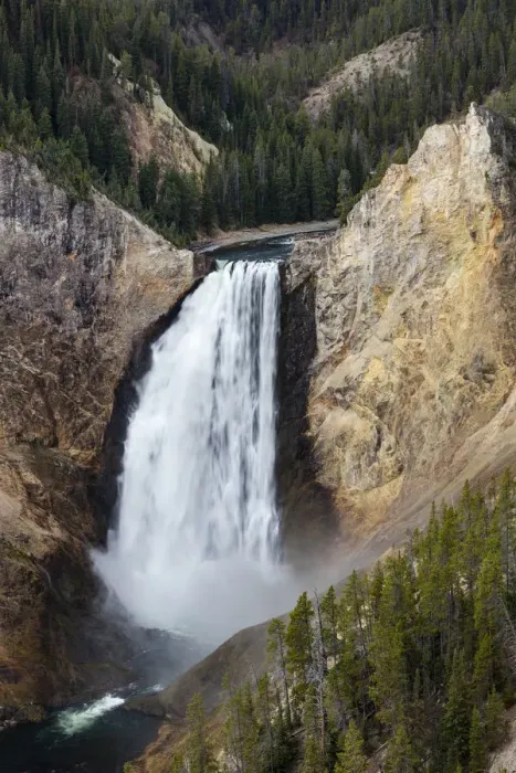 Framed Print : Lower falls from Lookout Point, Grand Canyon of the Yellowstone River, Yellowstone National Park Framed Print : Lower falls from Lookout Point, Grand Canyon of the Yellowstone River, Yellowstone National Park