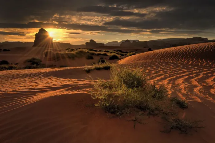 Framed Print : Lukashenka desert sand dunes in northern Arizona