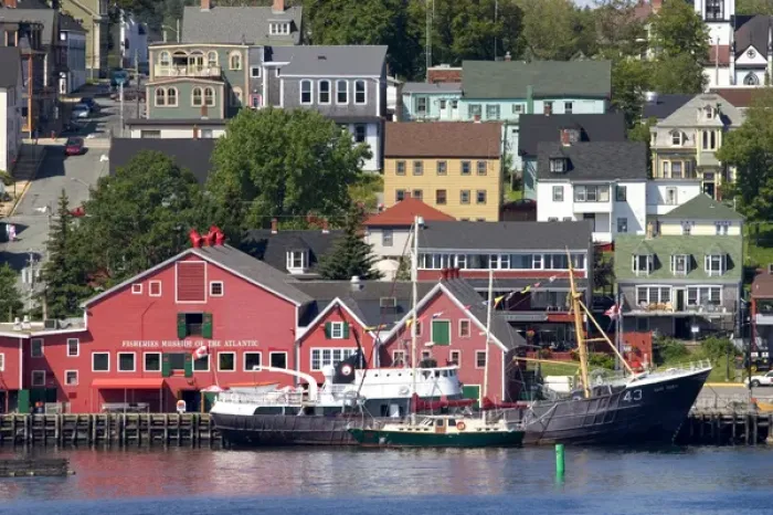 Framed Print : Lunenberg, Nova Scotia, Canada. canada, canadian, nova scotia, lunenberg, harbor