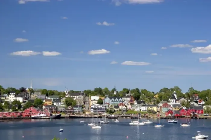 Framed Print : Lunenberg, Nova Scotia, Canada
