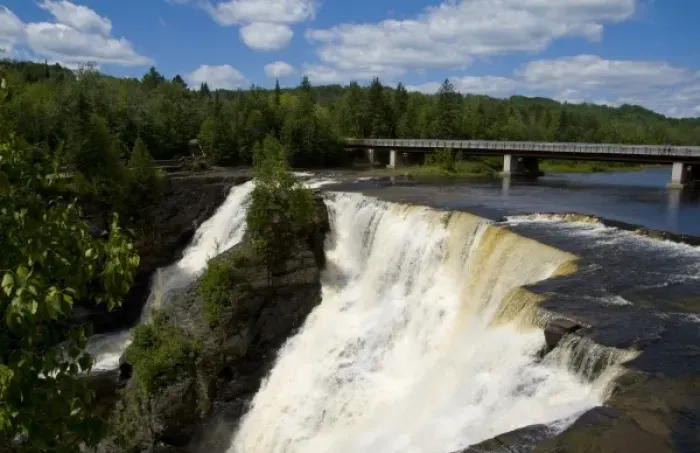 Framed Print : Luscious Kakabeka Falls near Thunder Bay, Ontario