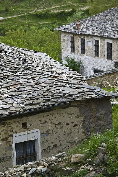 MACEDONIA, Pelister National Park, Maloviste Village. Old Vlach mountain village