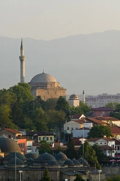 MACEDONIA, Skopje. Mustafa Pasha Mosque  /  Dawn