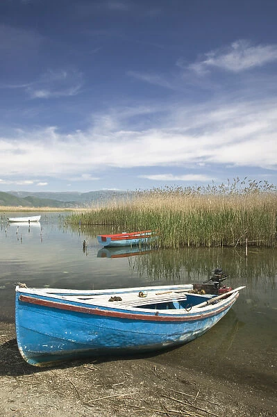 MACEDONIA, Struga. Rental Boats on Lake Ohrid