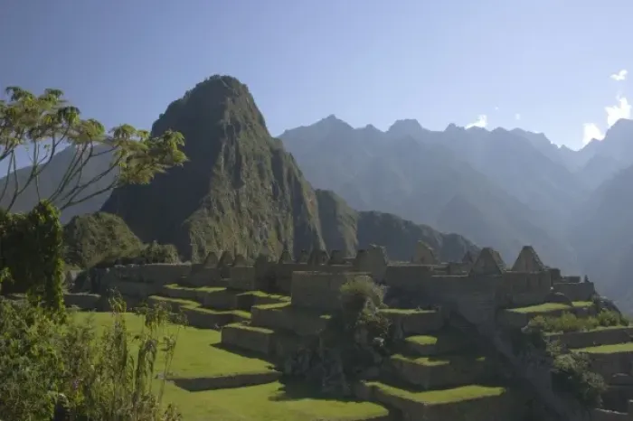Framed Print : Machu Picchu, ruins of Inca city, Peru