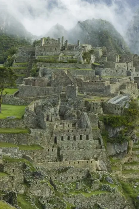 Framed Print : Machu Picchu, ruins of Inca city, Peru, South America