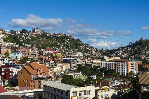 Madagascar, Antananarivo. View of the city