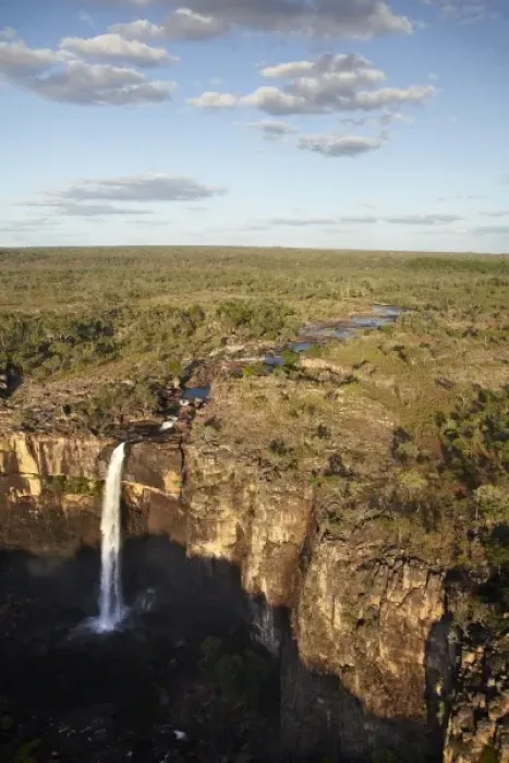 Framed Print : Magela Falls, Kakadu National Park, Northern Territory, Australia - aerial Framed Print : Magela Falls, Kakadu National Park, Northern Territory, Australia - aerial