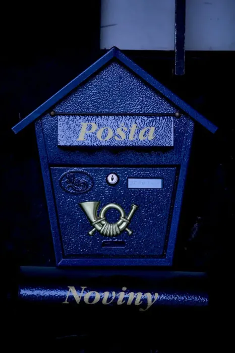 Framed Print : mail box, Czech Republic, Ceske Budejovice Framed Print : mail box, Czech Republic, Ceske Budejovice