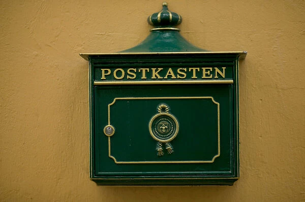 mailbox. Europe, Germany, Warnemunde, mailbox