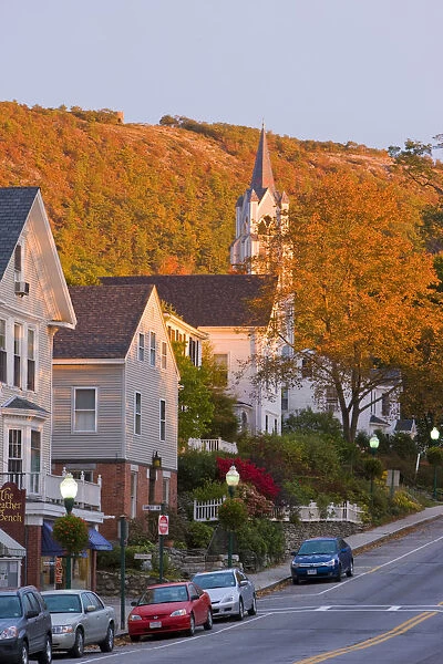 Main Street, Camden, Maine, fall
