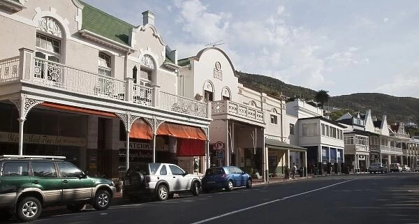 Main street of Simons Town, Western Cape, South Africa
