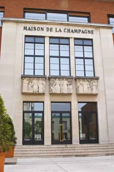 Framed Print : The Maison de la Champagne (House of the Champagne Region), the head quarters of Framed Print : The Maison de la Champagne (House of the Champagne Region), the head quarters of