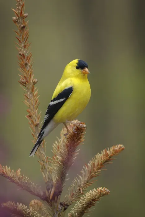 Framed Print : Male American Goldfinch in breeding plumage, Michigan Framed Print : Male American Goldfinch in breeding plumage, Michigan