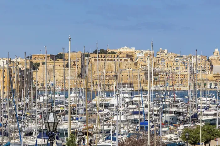 Framed Print : Malta, Birgu. Boats in marina Framed Print : Malta, Birgu. Boats in marina