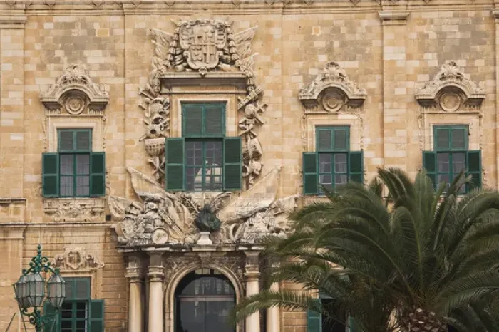 Framed Print : Malta, Valletta, Auberge de Castille, office of Maltese prime minister Framed Print : Malta, Valletta, Auberge de Castille, office of Maltese prime minister