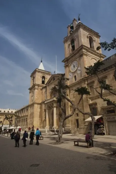 Framed Print : Malta, Valletta, St. Johns Co-Cathedral, exterior