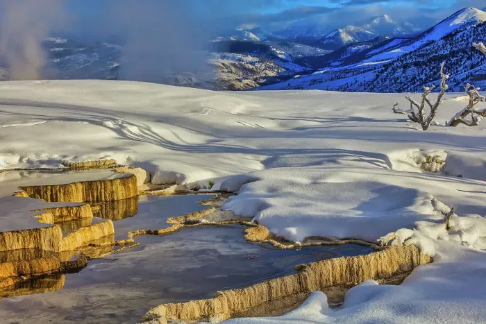 Framed Print : Mammoth Hot Springs area of Yellowstone National Park Framed Print : Mammoth Hot Springs area of Yellowstone National Park