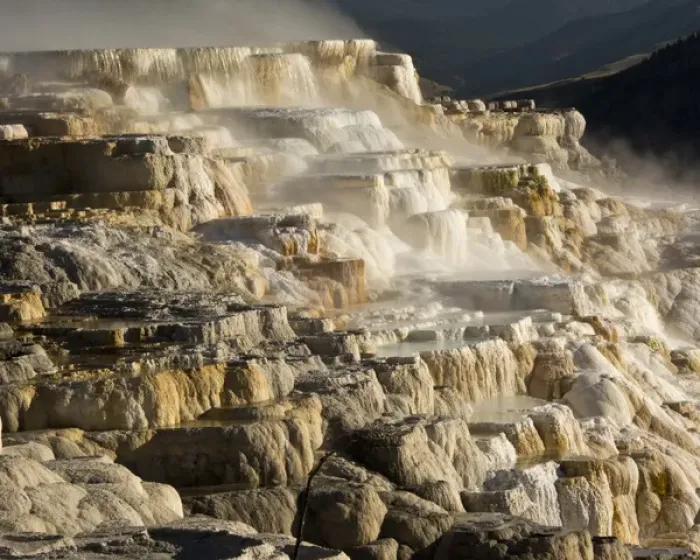 Framed Print : Mammoth Hot Springs; Yellowstone National Park; Wyoming; USA Framed Print : Mammoth Hot Springs; Yellowstone National Park; Wyoming; USA