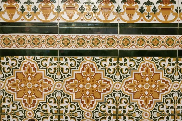 Framed Print : Marbella, Spain. Old Spanish tile with Moorish influence Framed Print : Marbella, Spain. Old Spanish tile with Moorish influence