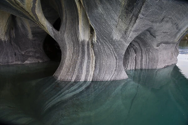 Marble caves, Lago Carrera, Patagonia, Chile