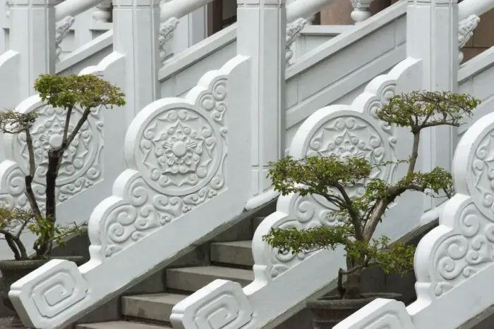 Framed Print : Marble railings in Confucius Temple, Taichung, Taiwan Framed Print : Marble railings in Confucius Temple, Taichung, Taiwan