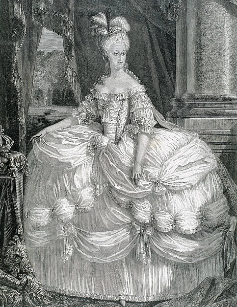 Marie Antoinette (1755-1793). Wife of Louis XVI and Queen of France (1774-92)