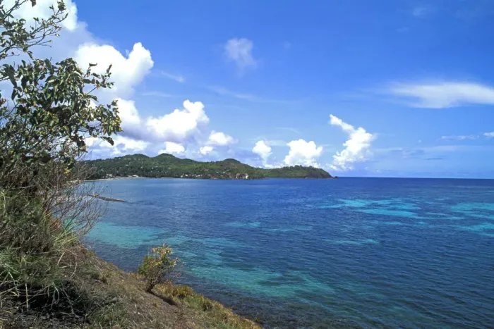 Framed Print : Marigot Bay in St Lucia Framed Print : Marigot Bay in St Lucia