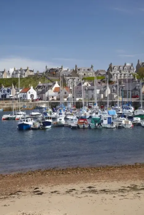 Framed Print : Marina, Findochty, Moray, Scotland, United Kingdom