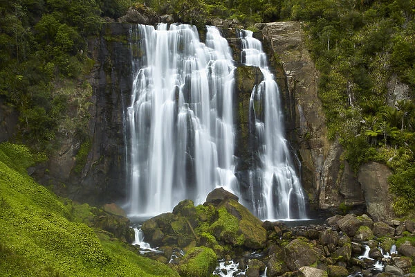Marokopa Falls, Waitomo District, Waikato, North Island, New Zealand