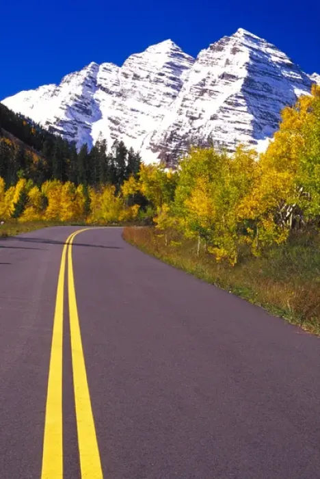 Framed Print : Maroon Bells and aspens Framed Print : Maroon Bells and aspens
