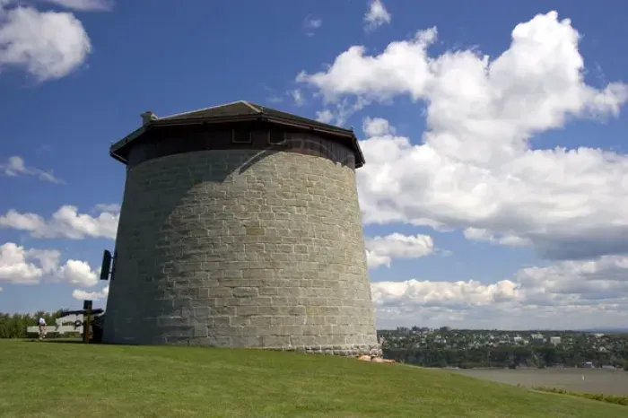 Framed Print : The Martello Tower part of the Citadel Fort at Quebec City, Quebec, Canada