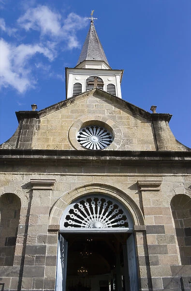 MARTINIQUE. French Antilles. West Indies. 17th-century church in Jesuit & roccoco