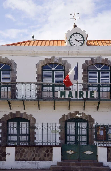 MARTINIQUE. French Antilles. West Indies. Town Hall, Case-Pilote