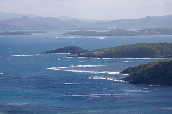 MARTINIQUE. French Antilles. West Indies. View of Atlantic coast from Reserve Naturelle