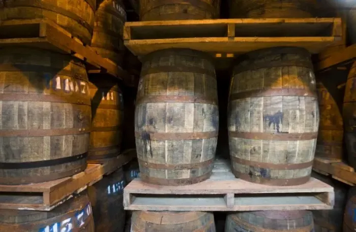 Framed Print : MARTINIQUE. French Antilles. West Indies. St. Pierre. Oak aging barrels full of rum Framed Print : MARTINIQUE. French Antilles. West Indies. St. Pierre. Oak aging barrels full of rum