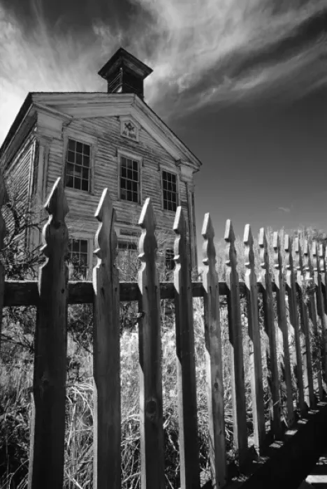 Framed Print : Mason Lodge at Bannack State Park in Montana
