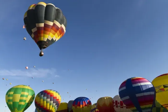 Framed Print : Mass ascension at the Albuquerque Hot Air Balloon Fiesta, New Mexico