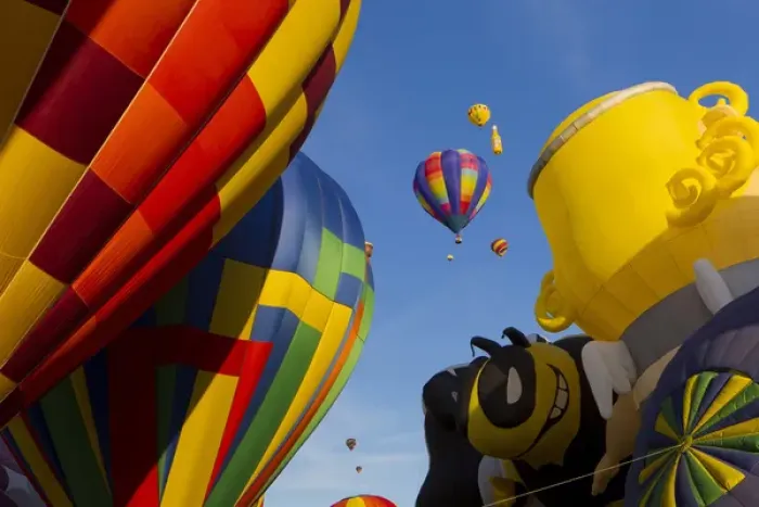 Framed Print : The Mass Ascension at the Albuquerque International Balloon Fiesta, Albuquerque Framed Print : The Mass Ascension at the Albuquerque International Balloon Fiesta, Albuquerque