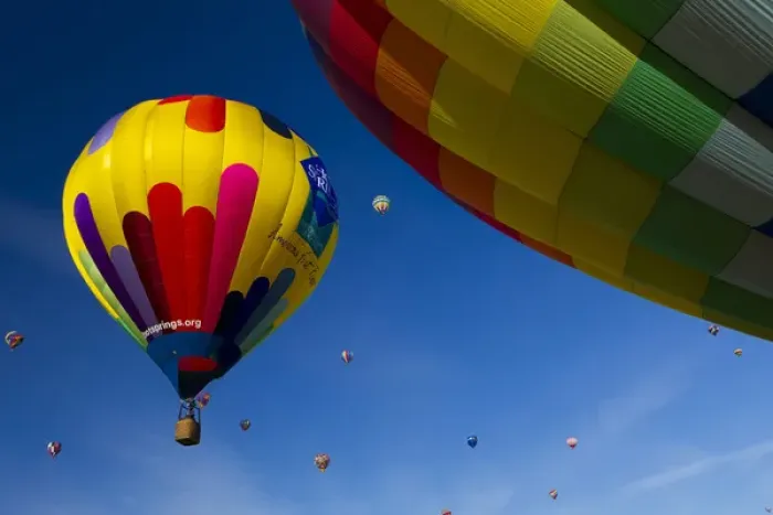 Framed Print : The Mass Ascension at the Albuquerque International Balloon Fiesta, Albuquerque