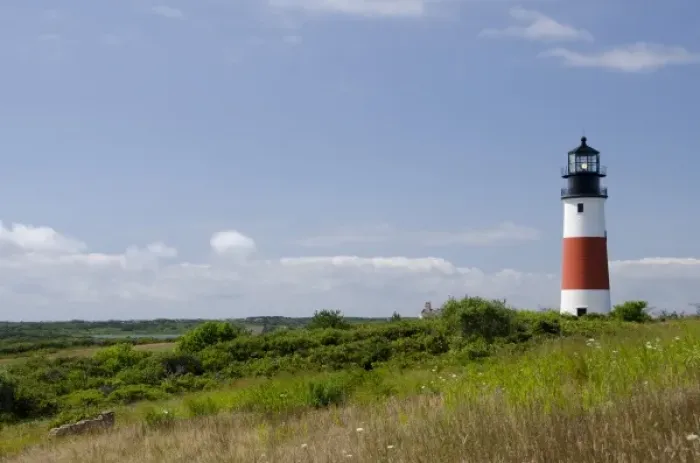 Framed Print : Massachusetts, Nantucket. Sankaty Head, Sankaty lighthouse, est. 1850 Framed Print : Massachusetts, Nantucket. Sankaty Head, Sankaty lighthouse, est. 1850