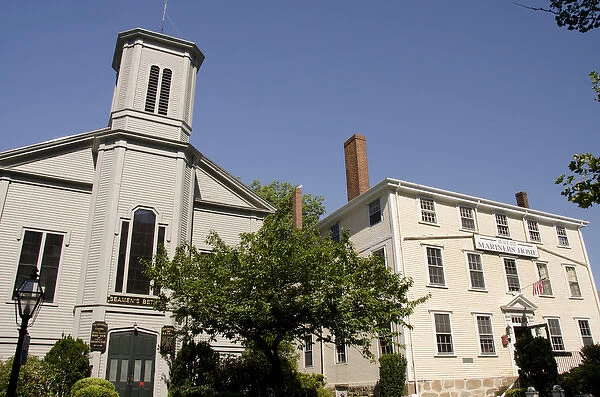 Massachusetts, New Bedford. Seamens Bethel on Johnny Cake Hill, church of Herman