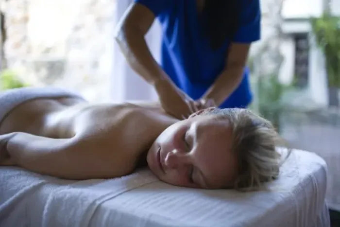 Framed Print : masseuse & client, Atlantis Beach Resort, Puerto Galera, Mindoro Island, Philippines