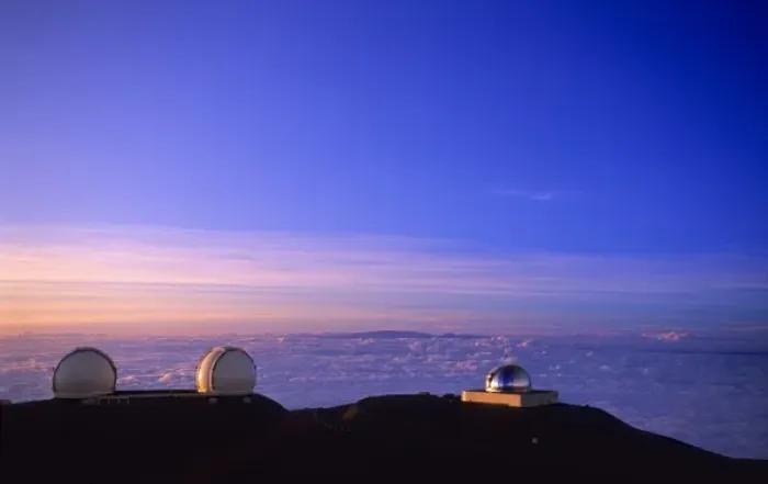 Framed Print : Mauna Kea observatory Big Island, Hawaii, USA