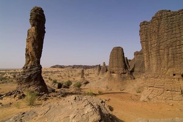 Mauritania, Route Espoir, Ayoun, Gelb Inimish, Landscape
