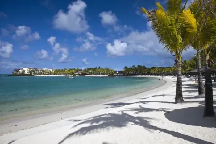 Framed Print : Mauritius, Eastern Mauritius, Trou d Eau Douce, Le Touessrok Resort Hotel, beach