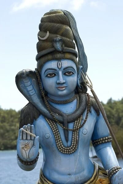 Mauritius, Ganga Talao, Grand Bassin. Hindu God Lord Shiva