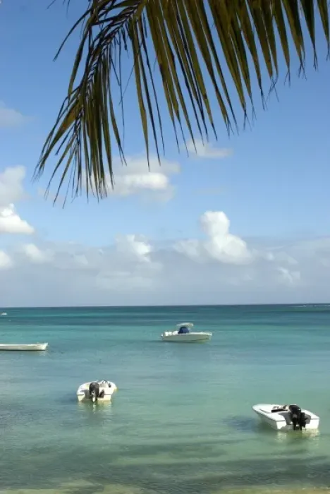 Framed Print : Mauritius, Grand Baie. Boats anchored in the calm tropical waters of Grand Baie Framed Print : Mauritius, Grand Baie. Boats anchored in the calm tropical waters of Grand Baie