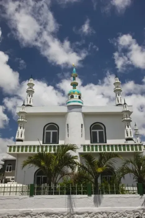 Framed Print : Mauritius, North Mauritius, Grand Baie, Town Mosque